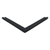 Door gasket profile 30-M in Black, Front View. Replacement fridge door gasket produced by DSU Fridge Seal BV.