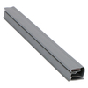 Door gasket profile 128-ME in Dark Grey, Outside View. Replacement fridge door gasket produced by DSU Fridge Seal BV. Material type: Extended life profile.
